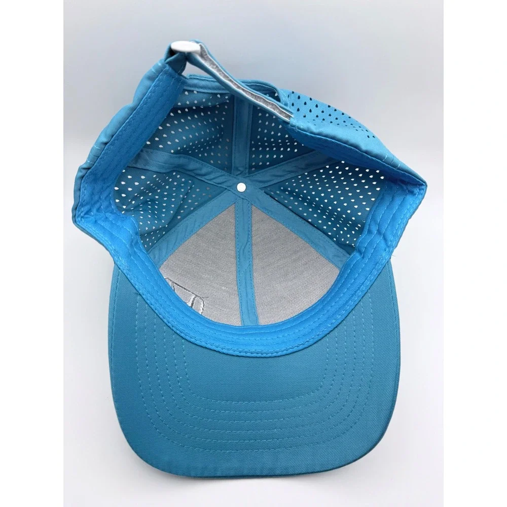Honda Performance Perforated Baseball Cap Teal Blue Embroidered Logo Adjustable